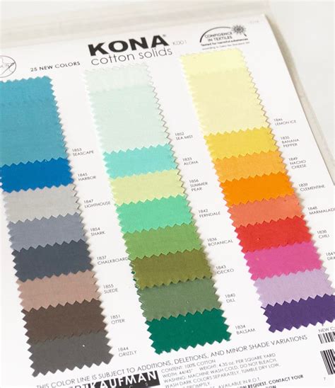 kona international smart cards|kona fabric color chart.